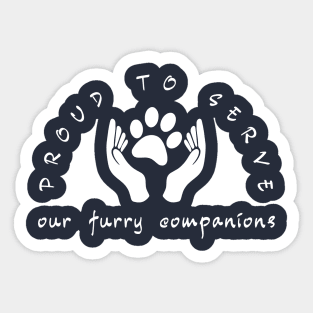 Vet, Save animal, Veterinarian Sticker